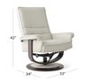 Picture of Omar Swivel Recliner and Ottoman