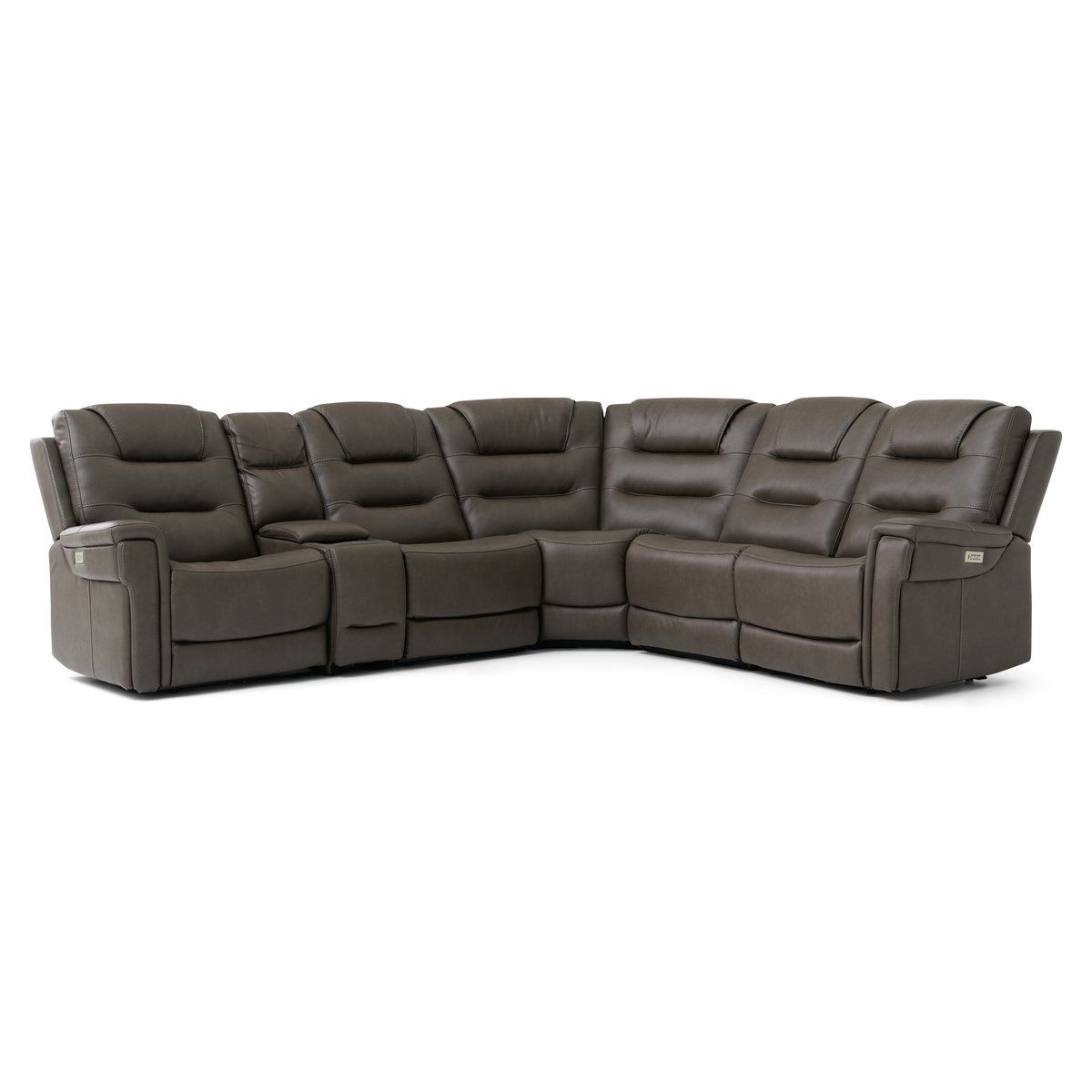 Smoky Hearth 7pc Sectional