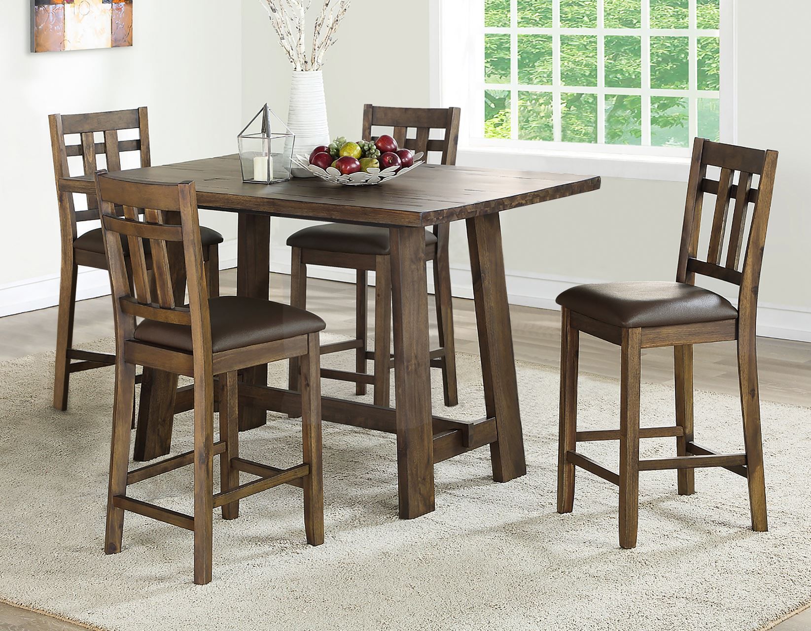 Saranac 5pc Counter Dining Set in a Box