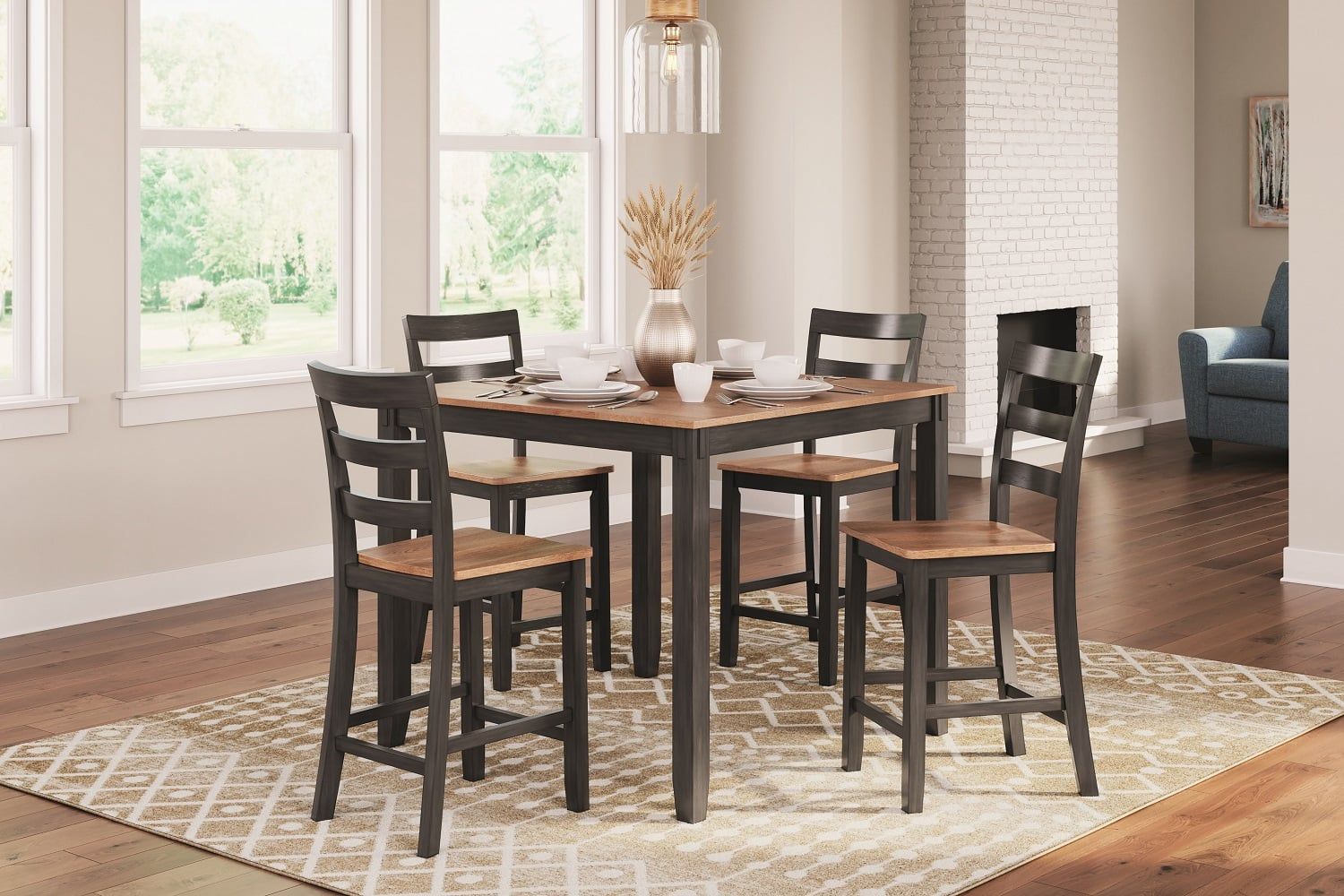 Gesthaven 5pc Counter Dining Set | Unclaimed Freight Furniture