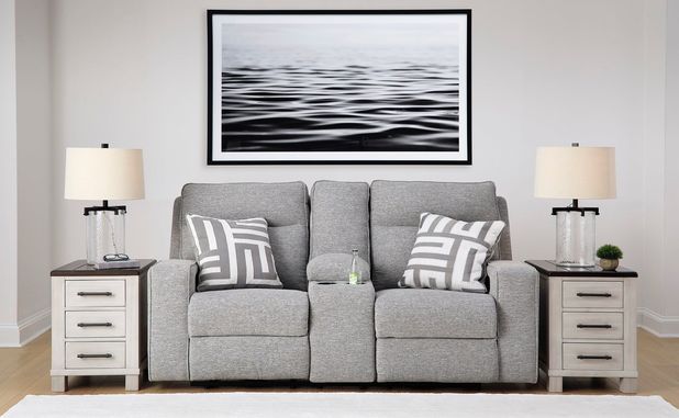 Picture of Biscoe Power Console Loveseat