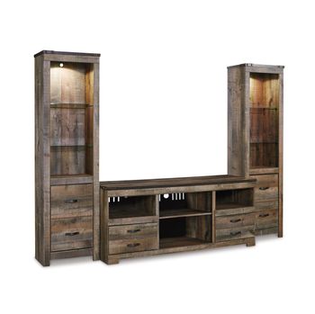 Trinell 3pc Entertainment Center