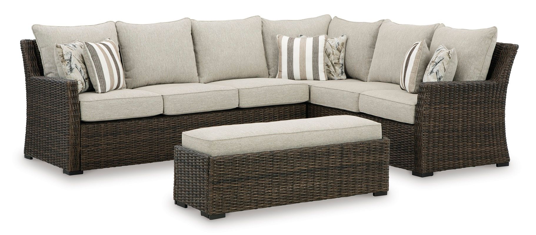 Brook Ranch 3pc Sectional Set