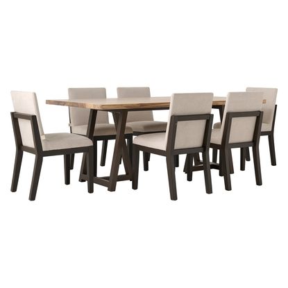 Picture of Natural Parota 7pc Dining Set