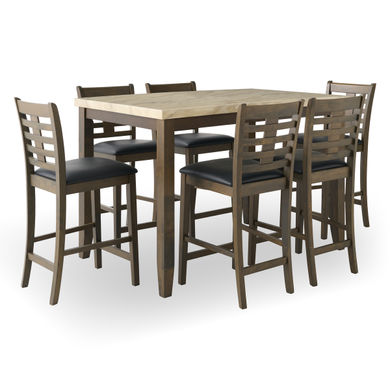 Nash 7pc Counter Dining Set