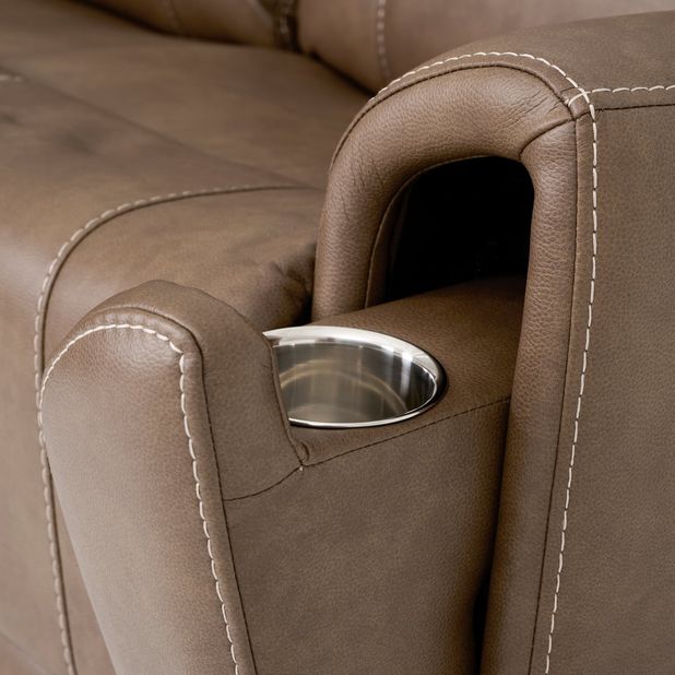 Picture of Cappuccino 7pc Power Sectional