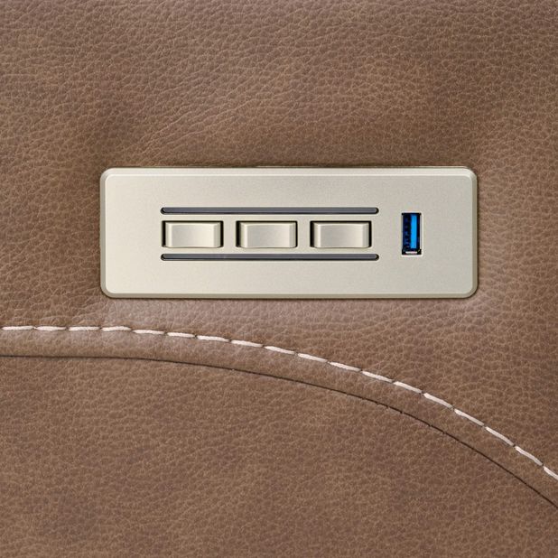 Picture of Cappuccino 7pc Power Sectional