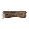 Picture of Cappuccino 6pc Power Sectional