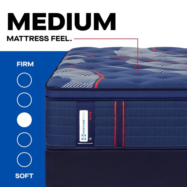 Picture of Brenham Medium Euro Pillowtop Queen Mattress