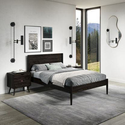 Picture of Urban Walnut Queen Panel Bed