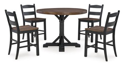 Picture of Valebeck 5pc Counter Dining Set II