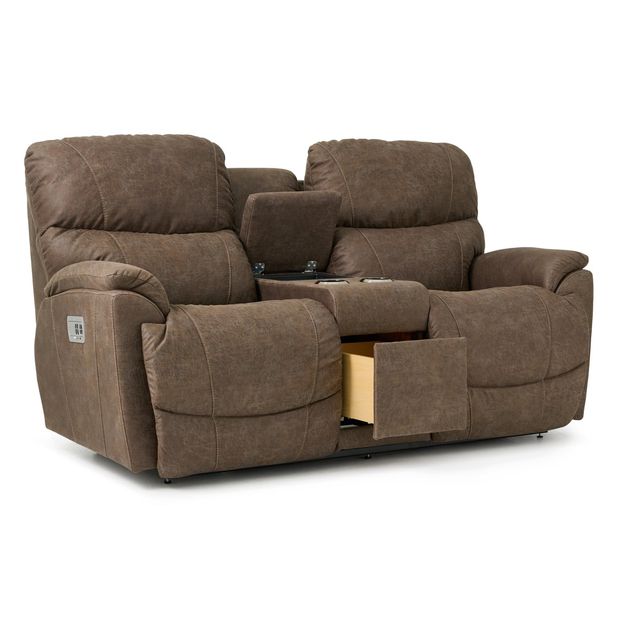 Picture of Trouper Power Recline Console Loveseat