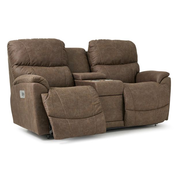Picture of Trouper Power Recline Console Loveseat