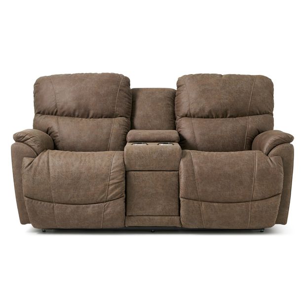 Picture of Trouper Power Recline Console Loveseat