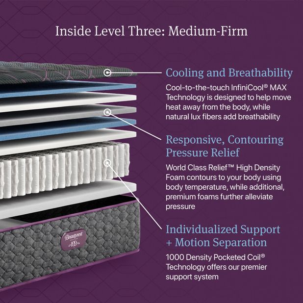 Picture of World Class 3 Med Full Mattress