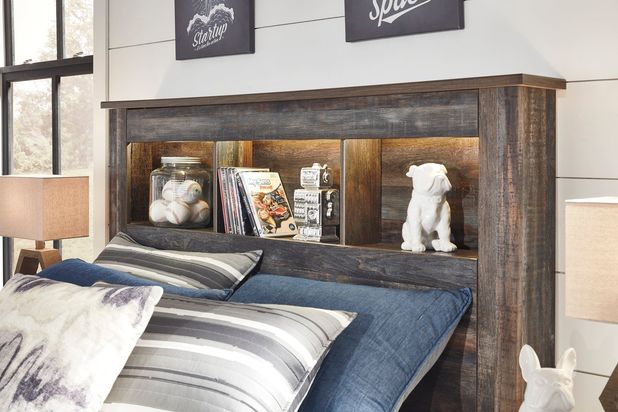 Picture of Drystan Full Bookcase Headboard