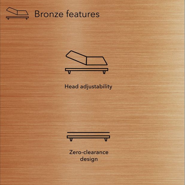 Picture of Baselogic Bronze Split Cal King Adjustable Base