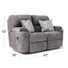 Picture of Payday Mink Reclining Loveseat