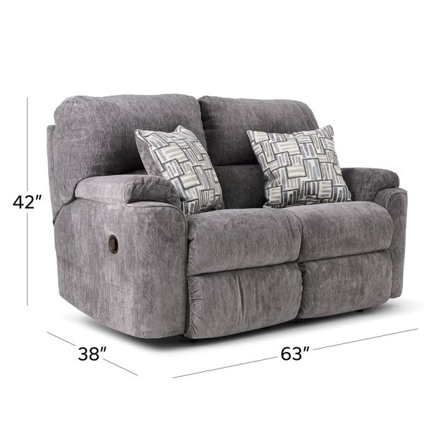 Picture of Payday Mink Reclining Loveseat