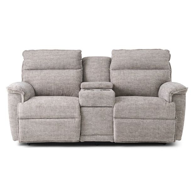 Picture of Jay Linen Reclining Console Loveseat