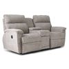 Picture of Jay Linen Reclining Console Loveseat