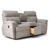 Picture of Jay Linen Reclining Console Loveseat