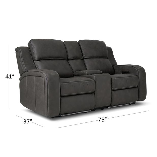 Picture of Gemma Power Console Loveseat