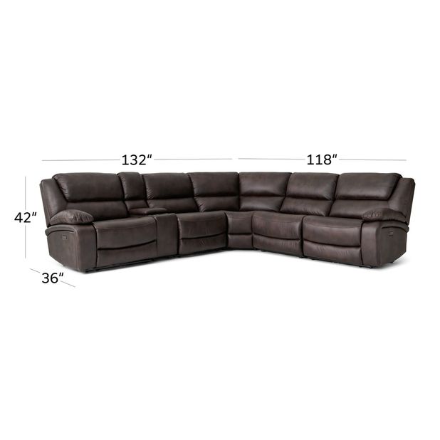 Picture of Wales Basalt 6pc Power Sectional