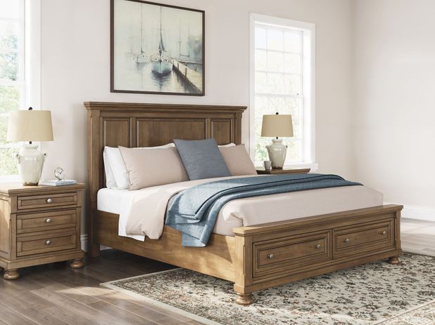 Picture of Vandenmore Queen Panel Storage Bed