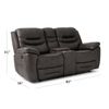 Picture of Badlands Reclining Console Loveseat