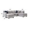 Picture of Galactic Grey 2pc Sectional
