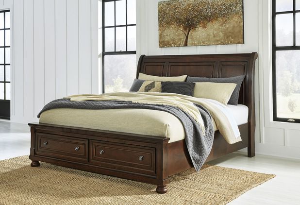 Picture of Porter King Sleigh Storage Bed