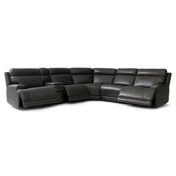 Picture of Charcoal 6pc Power Sectional
