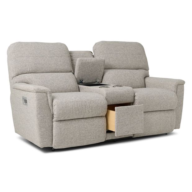Picture of Ava Whisper Power Console Loveseat