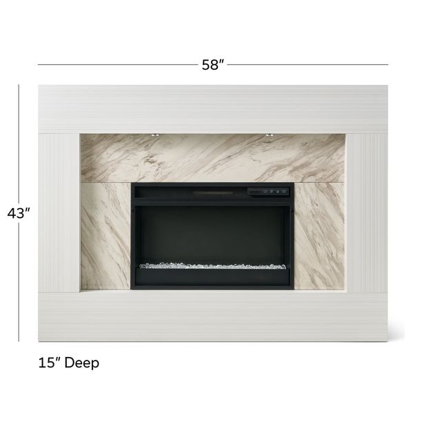 Picture of Dino Modern Mantel Fireplace