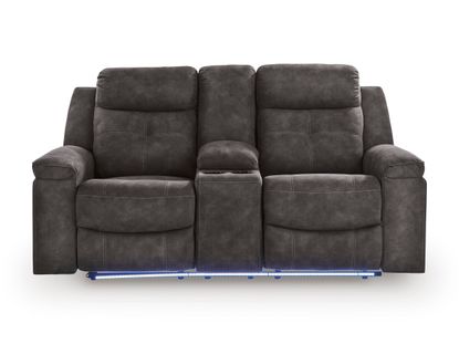 Picture of Brysonview Reclining Console Loveseat