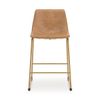 Picture of Crandox Toast Gold Counter Stool