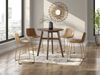 Picture of Crandox Toast Gold Counter Stool
