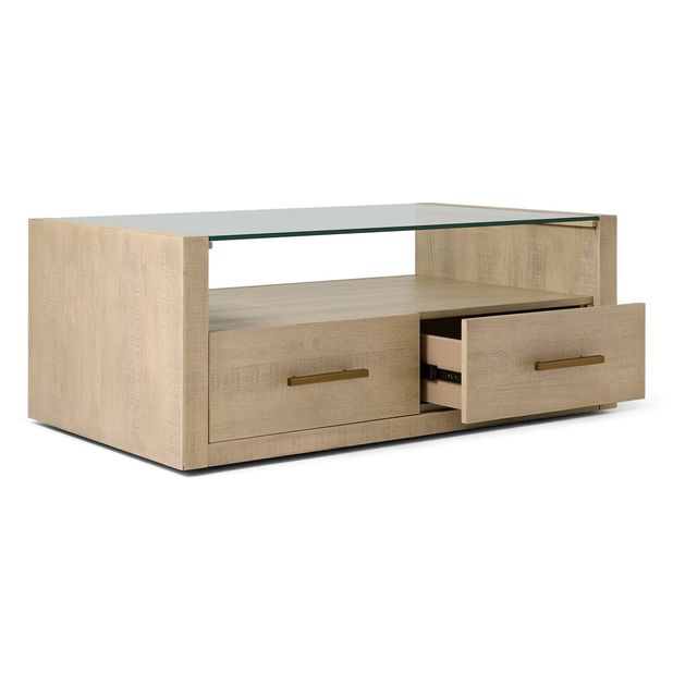 Picture of Garland Glass Top Cocktail Table