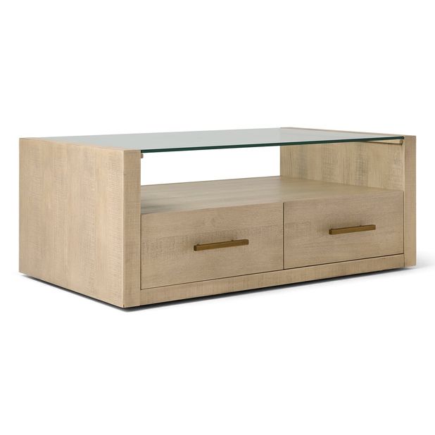 Picture of Garland Glass Top Cocktail Table