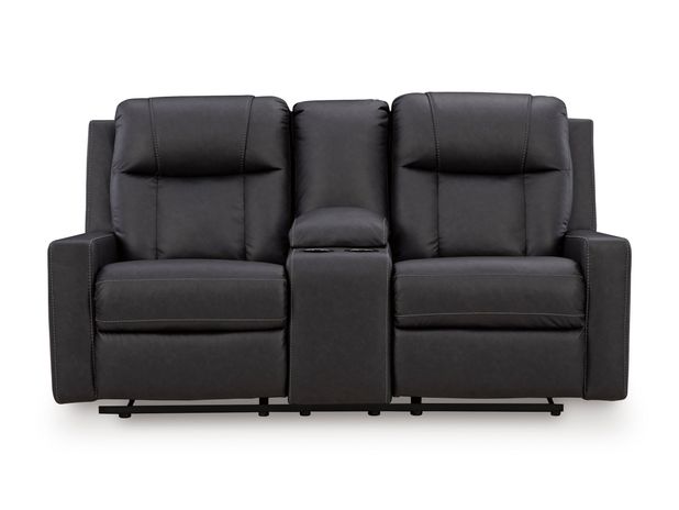 Picture of Mackmenville Reclining Console Loveseat