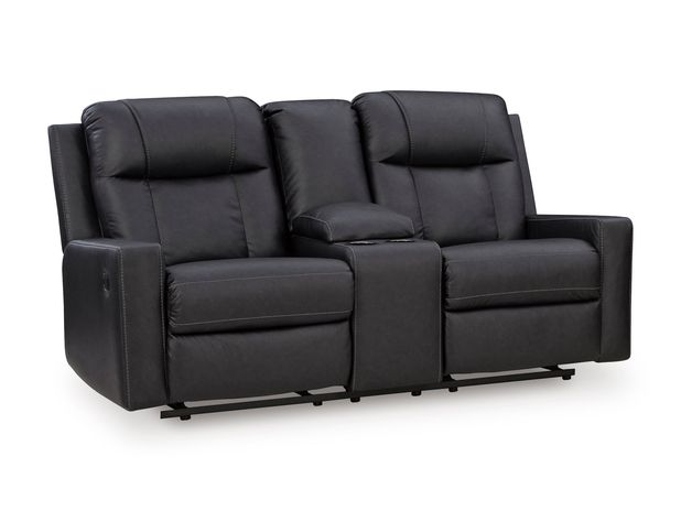 Picture of Mackmenville Reclining Console Loveseat