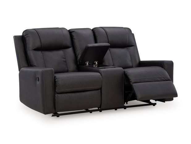 Picture of Mackmenville Reclining Console Loveseat