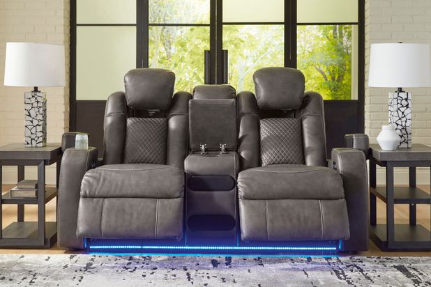 Picture of Fyne Dyme Power Console Loveseat