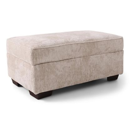 Picture of Ritz Taupe Storage Ottoman