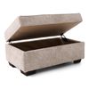 Picture of Ritz Taupe Storage Ottoman