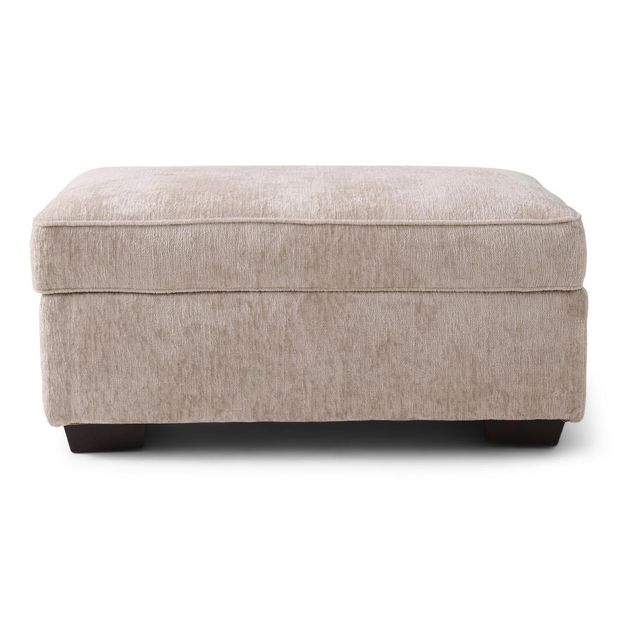 Picture of Ritz Taupe Storage Ottoman
