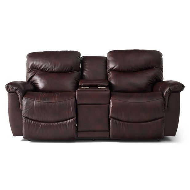Picture of James Reclining Console Loveseat