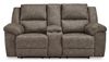 Picture of Laresview Fossil Reclining Console Loveseat