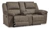 Picture of Laresview Fossil Reclining Console Loveseat